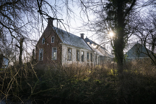 De kloosterboerderij in Usquert.