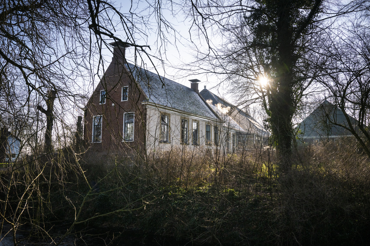 De kloosterboerderij in Usquert.