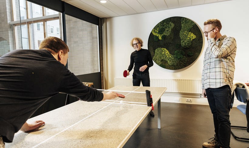 Ontspannen met een potje tafeltennis