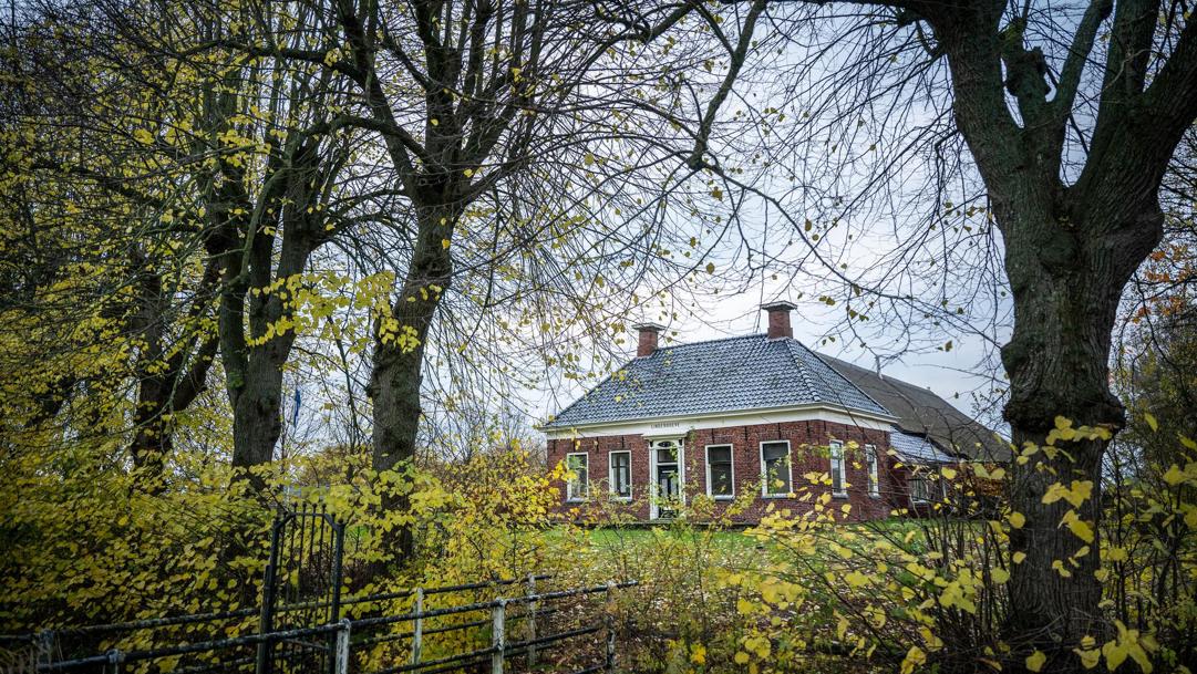 De boerderij van Jacques en Sylvie in Noorddijk, omringd door groen..